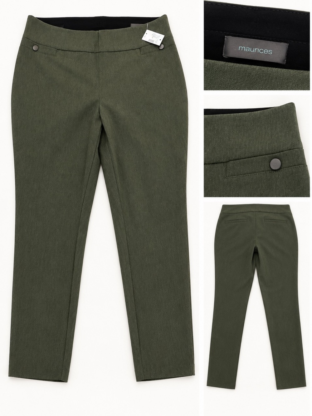 Maurices Olive Slim Dress Pants